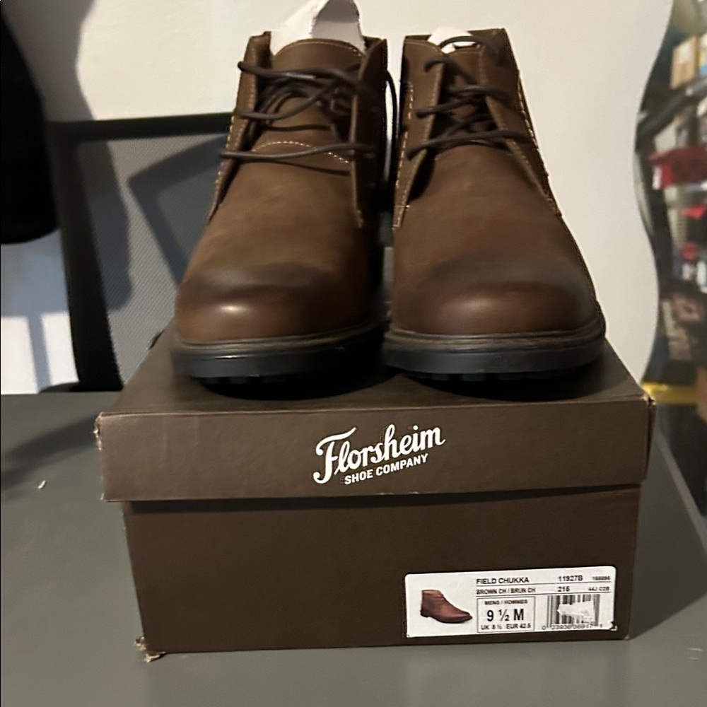 Florsheim Dark Brown Chukka Boots